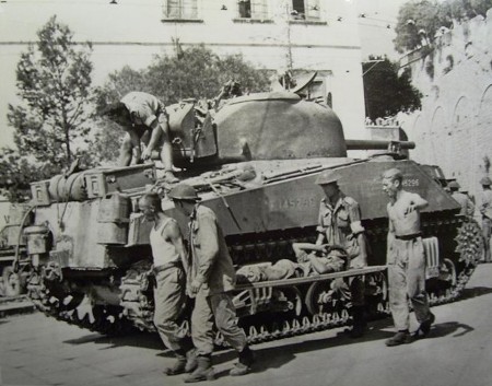 Sherman in Italy