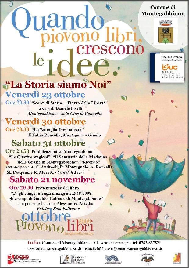 Ottobre, piovono libri